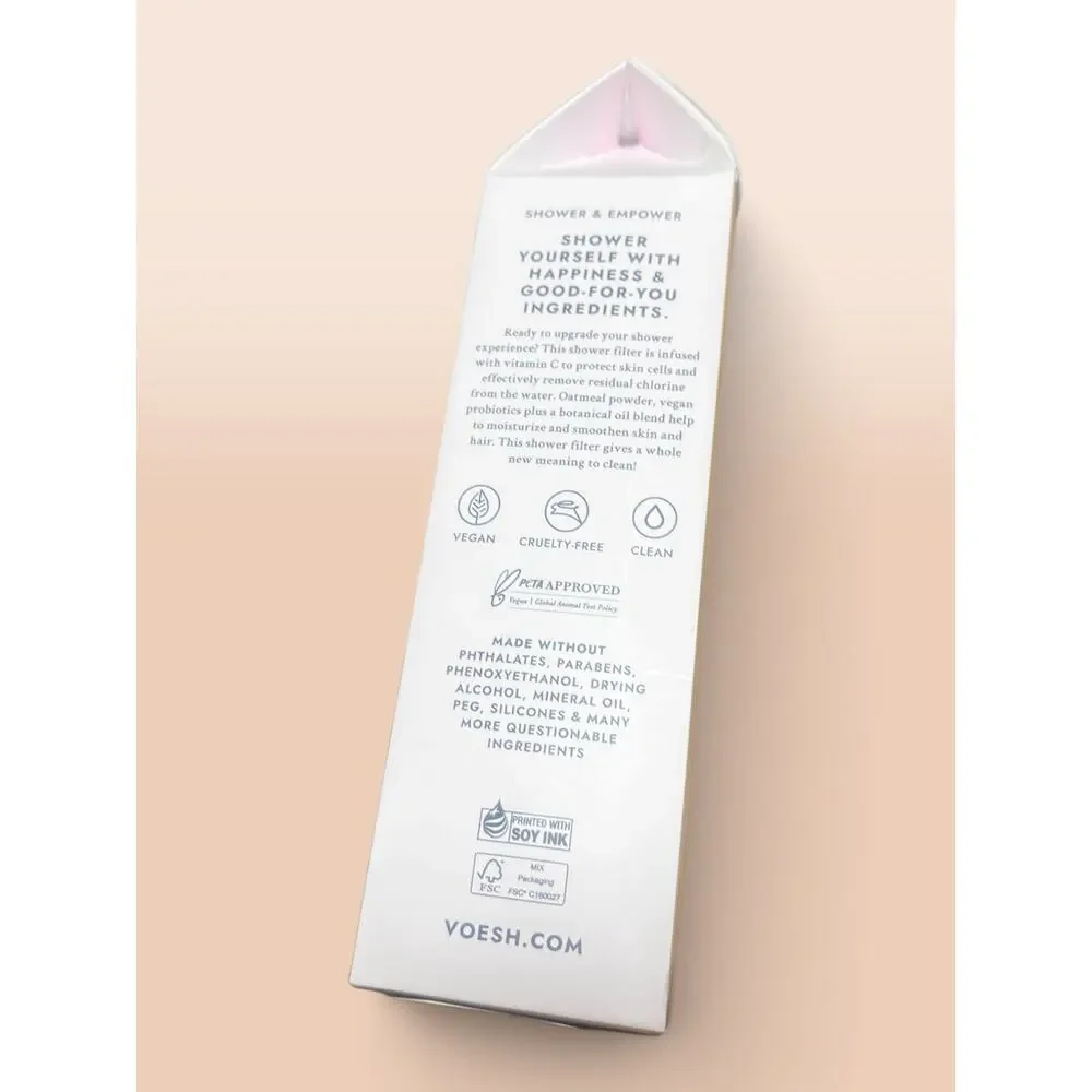 Voesh Vitamin C Shower Filter Blossom Bliss NWT For Scalp and Body NIB